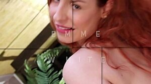 Wow, watch this redhead milf suck and cum hard!