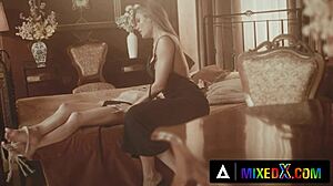 Mixedx - Hot MILF Kitana Lure Dominates Sexy Kate Quinn to Lick Her Soaked Pussy Until Climax