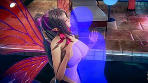 Plumeria gets pounded hard in this Japanese hentai scene.