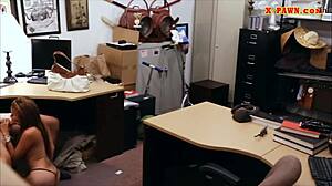 Busty Tattooed Bitch Gets Hardcore POV Blowjob and Nailing from Pervert Pawn Dude