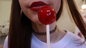 Nothing Unusual Just Sucking Chupa Chups While Clothed