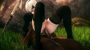 Blacked SFM PMV compilation featuring bouncin anime interracial scenes