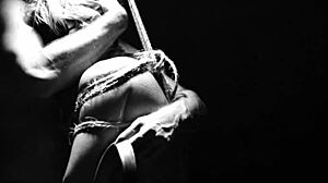 sally submits in bondage roleplay scene.