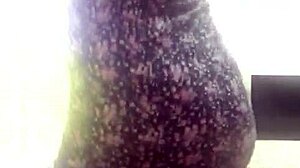 Colombian beauty sensually strips and masturbates on webcam