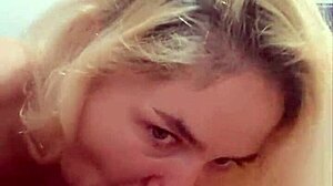 milf wife films herself deepthroating husband's cock on phone