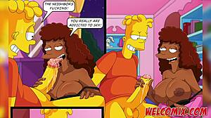 Šukání horké sousedky, kterou sousedi milují - Simptoons!!
