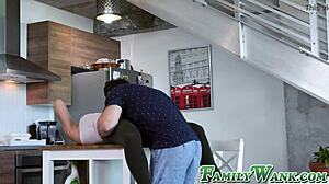 Sloan Harper, 18yo, doused in cum after taboo doggystyle riding and blowjob