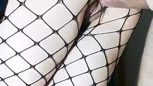 Slender girlfriend fucked hard in tight pussy