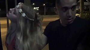 Punish Cute Step Daughter Companions In Garage!