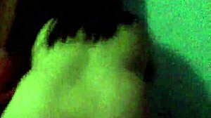 I'm riding my boyfriend's cock while he watches me intensely, feeling every thrust.