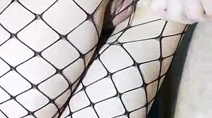 Slender girlfriend fucked hard in tight pussy