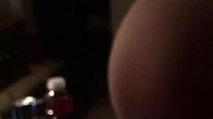 That redhead slut is riding my monster cock so sloppy in cowgirl