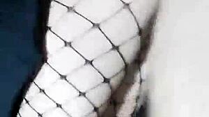 Slender girlfriend fucked hard in tight pussy