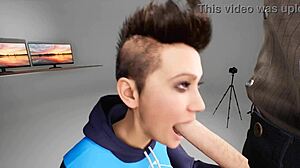Har du någonsin provat en deepthroat-quickie i 3D anime hentai porr animation?