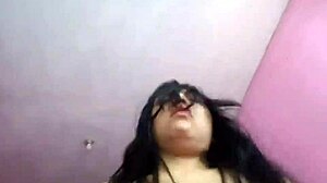 Pretty skinny girl rides subscriber on her page, clothes ripping in sex