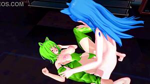 Feeling Pleasure Of Big Boobs And Ass In 3d Hentai Futa