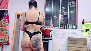 I'm preparing that delicious meal in the kitchen with care