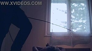 French slave undergoes pony girl training with humiliation and boot licking.