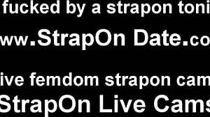 I'm going to fuck your whore mouth with this strapon. Feel the power in this bisexual femdom session.