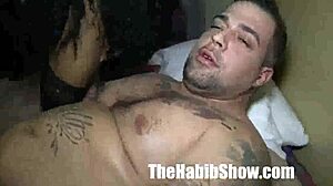 milf gives head to hood rican tattoo guy