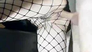 Slender girlfriend fucked hard in tight pussy