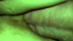 i gave my honey an anal creampie at night, fucking her ass.