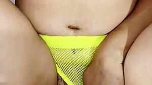 Latina Milf Teases Wet Pussy For Ex Daddy's Cum