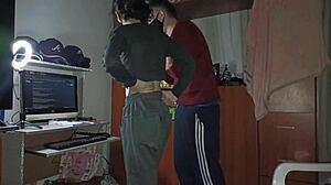 Laura Gets Fucked Hard While Working on the Computer in Intense Scene