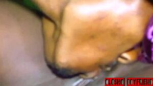 Horny black babe finally gets the big cock she craved!