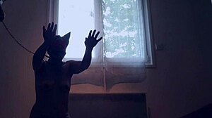 French slave undergoes pony girl training with humiliation and boot licking.