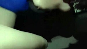 Mature MILF Prostitute Sucks Young Man's Cock with Deep Emotion