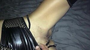 submissive slave tied up and blindfolded