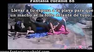 Öreg strand cserélgetők vad cuckold fantáziákban élnek, 4. rész