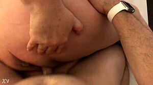 Cheating BBW moans from bareback cock