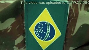 redhead teen gets anal assfucking from military man