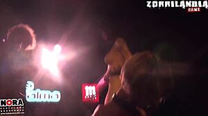 Blonde teen pornstar in spanish erotic bondage, hardcore sex with spanking and fetish elements