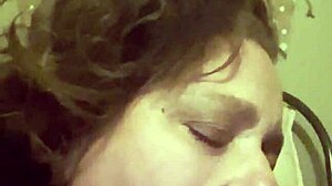 Fat bbw whore submits to interracial face fucking, deepthroating huge cock in selfie