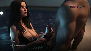 Atlas DRILLS Leyala Hard by the Swimming Pool!