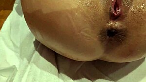 Deep Intense Squirt on Shaved Pussy