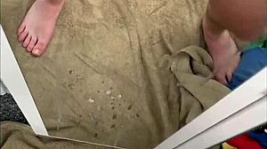 Masturbating Naked And Squirting Outdoors For Voyeur Cumshot