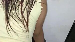 Fucking my teen 18+ brunette wife's hot juicy pussy