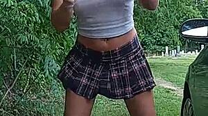 Sexxycandyxxx downs every last drop after partying!