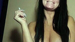 Mistress Commands Brunette Wife And Slave In BDSM Femdom Session