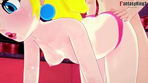 Peach Gets Hardcore Missionary Blowjob In Hotel POV