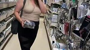 Remote Lovense Lush Play in Public Hardware Store