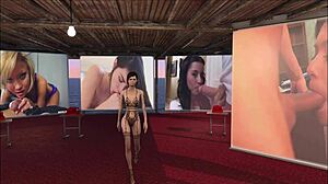 Sexy Brunette In Cute Fallout 4 Porn Fashion Anime Hentai 3D Scene