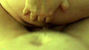 Cheating BBW moans from bareback cock