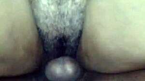 wife feels overwhelmed taking that big black cock deep in her pussy