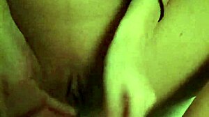 pregnant blonde gives footjob to big cock 😘