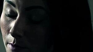 Lesbian secretary licks busty teen 18+ pussy!